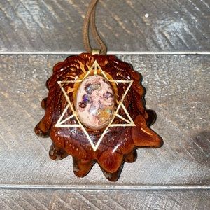 Third Eye Pinecones, Mexican Fire Opal, Large